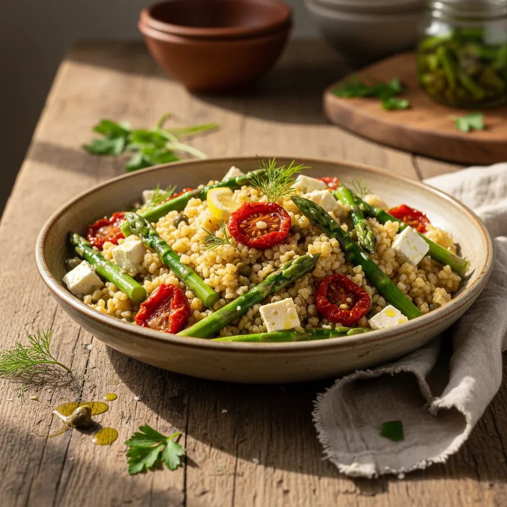 Salata od bulgura i šparoga 3