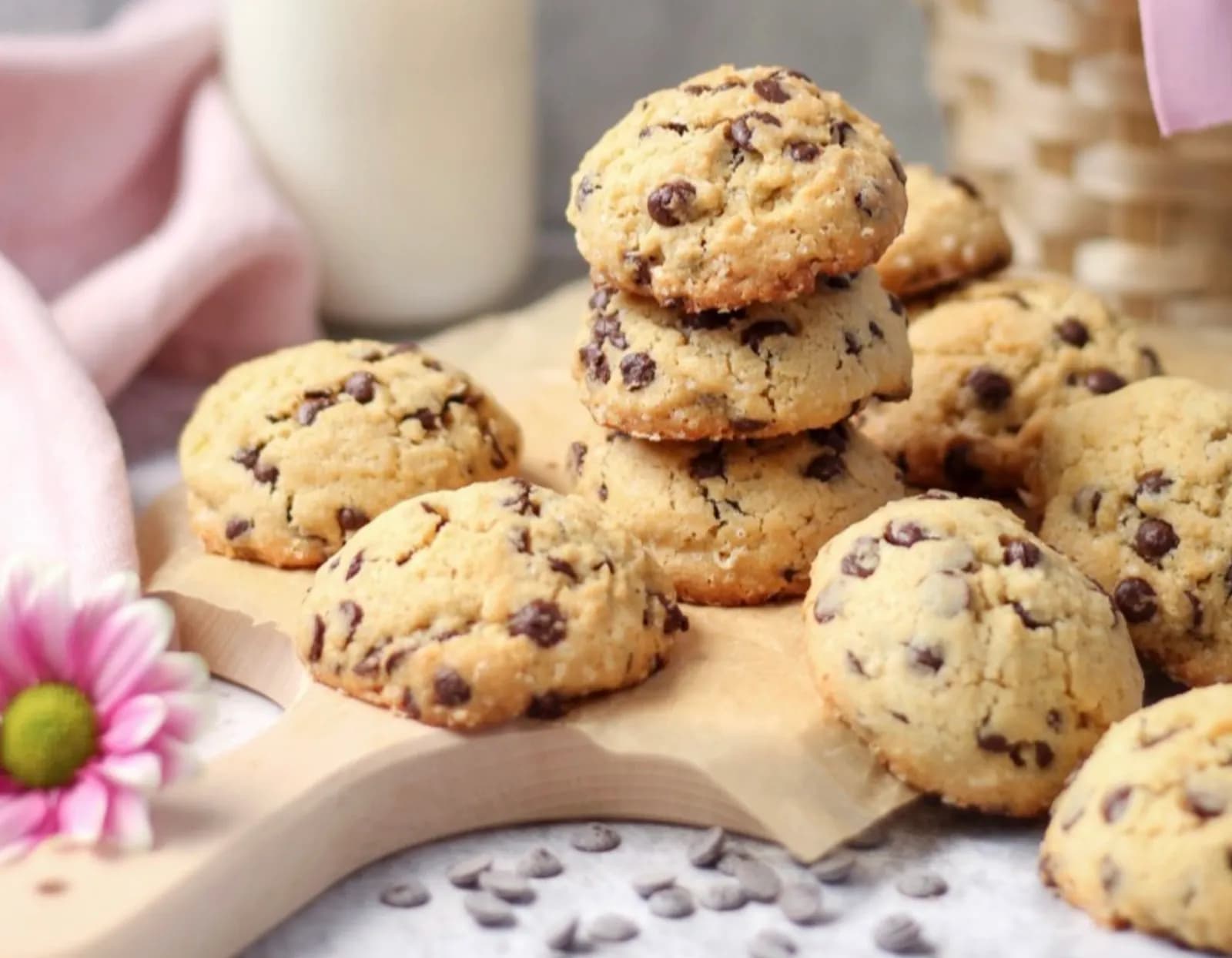 Chocolate Chip Cookies S Pirovim Brašnom