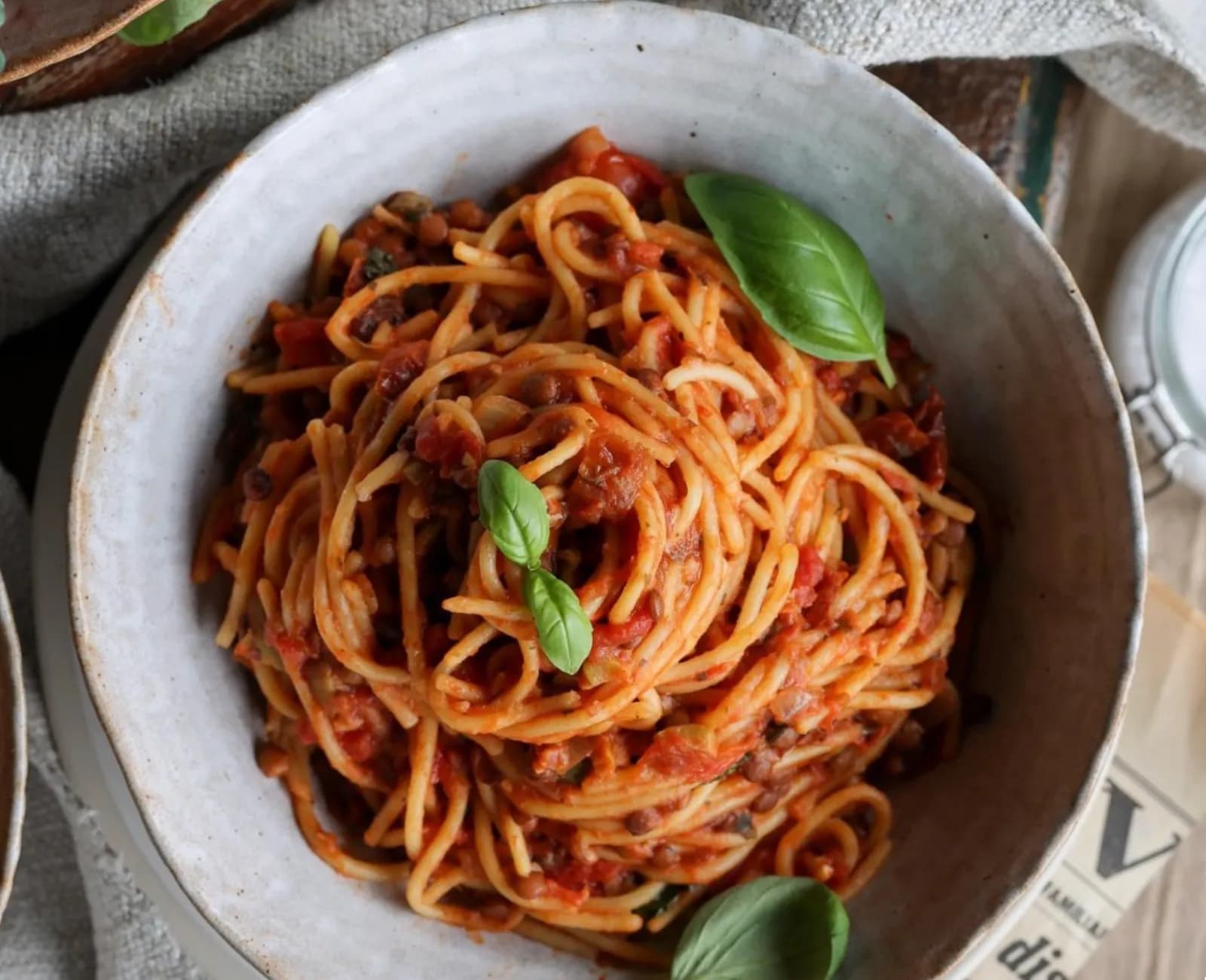 One pot Lentil Pasta