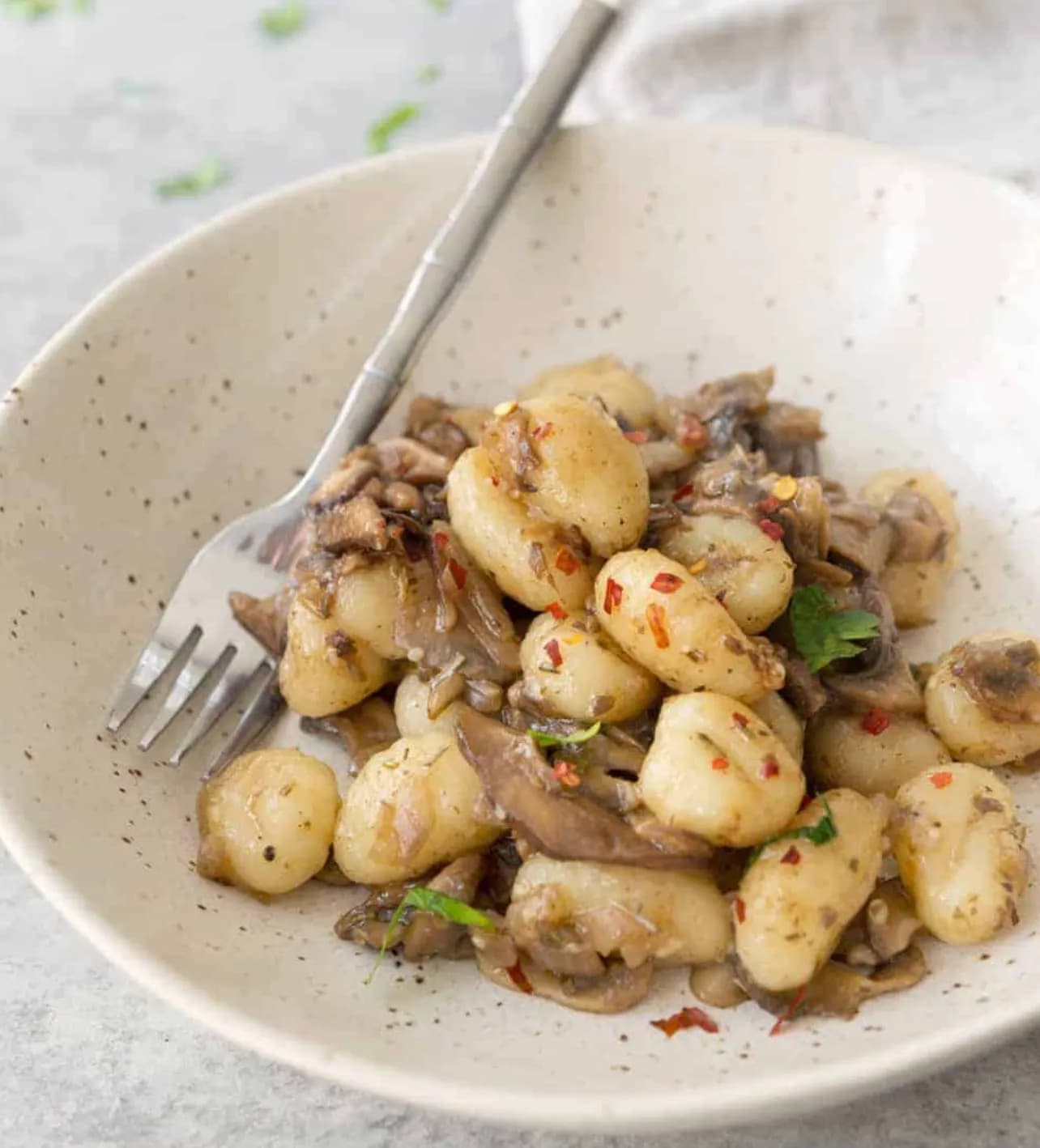 Balsamic Mushroom Gnocchi